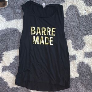 Barre workout tank top